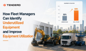 Fleet managers identifying underutilized equipment and improving equipment utilization