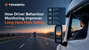 Driver behaviour monitoring dashboard for improving long-haul fleet safety