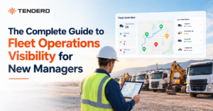 New fleet manager reviewing a unified dashboard showing equipment location, utilization, and maintenance status